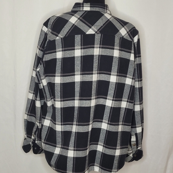 Orvis Fleeced Lined Plaid Flannel Pinnacle Shirt Jacket - Size XXL - Picture 5 of 15
